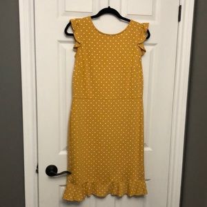 Ruffle hem dress
